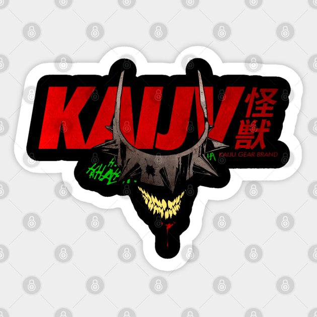 the kaijv who laught Sticker by NxMercy